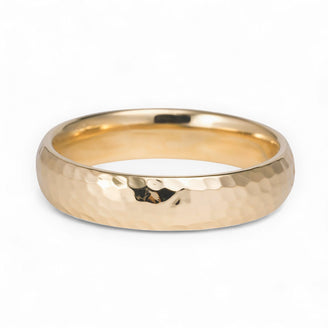 Half Round Band - Hammered