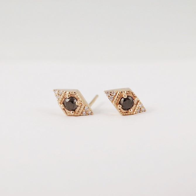 Drea Earrings - Black Diamond