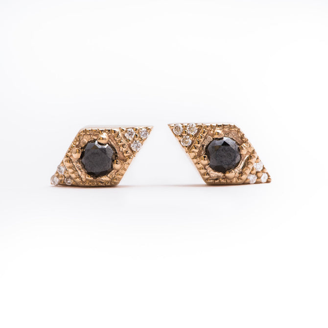 Drea Earrings - Black Diamond
